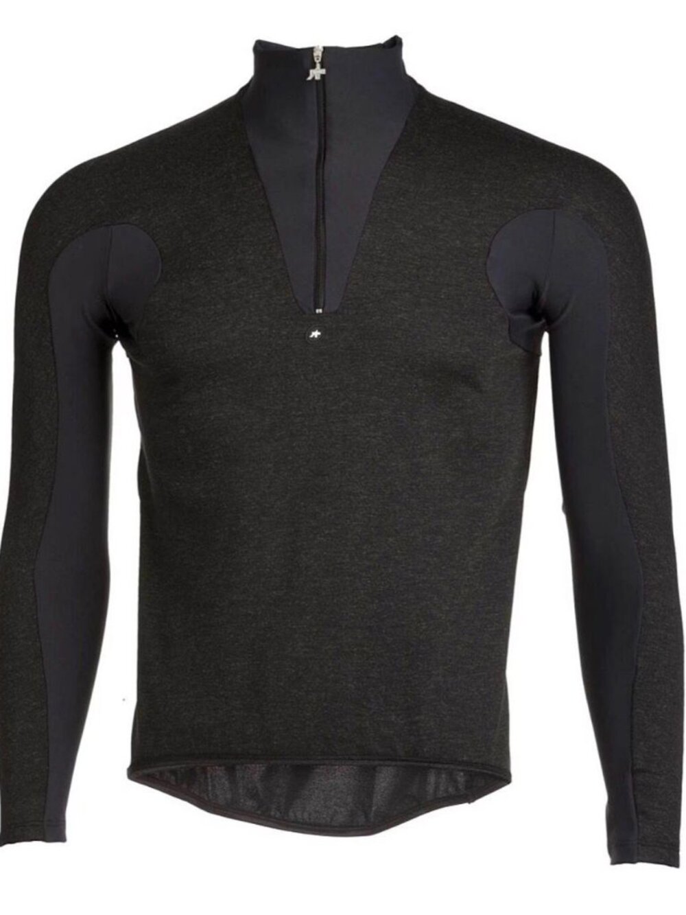ASSOS bolorblock Athleisure Half-Zip Long Sleeve Dark Grey Blue Top Size L